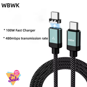 كابل بيانات شفط مغناطيسي سريع PD100W